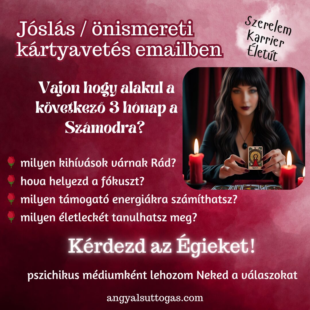 Email Jóslás | Kártyavetés levélben